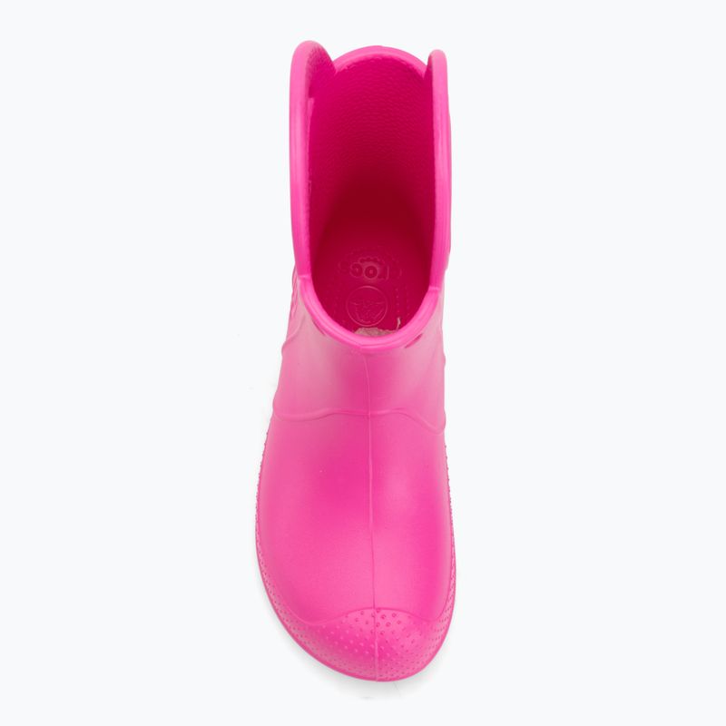 Detské gumáky Crocs Handle It Rain Boot Kids pink crush 5