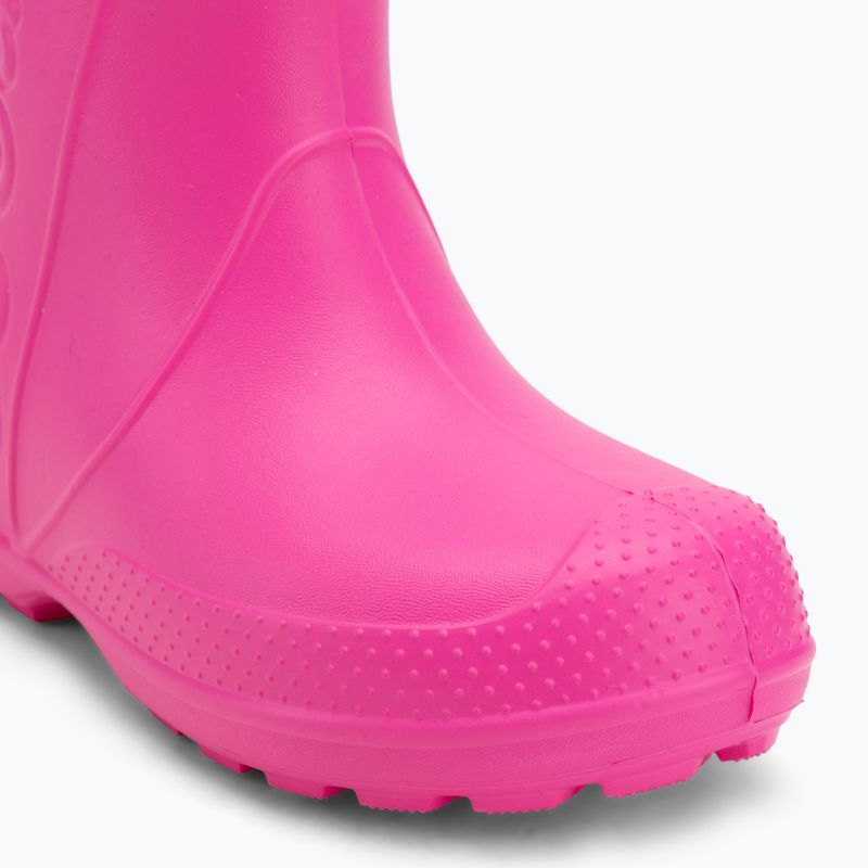 Detské gumáky Crocs Handle It Rain Boot Kids pink crush 7