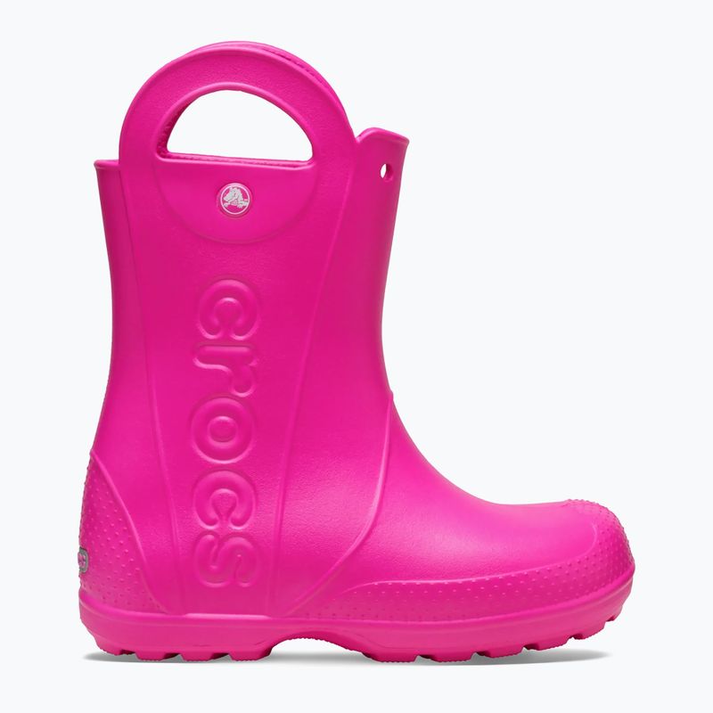Detské gumáky Crocs Handle It Rain Boot Kids Toddler pink crush 9