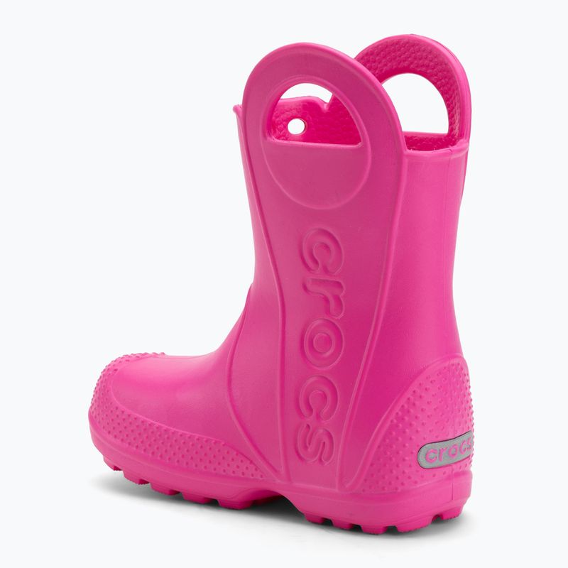 Detské gumáky Crocs Handle It Rain Boot Kids Toddler pink crush 3