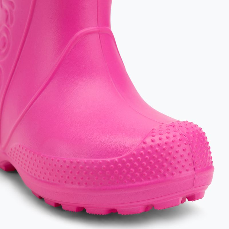 Detské gumáky Crocs Handle It Rain Boot Kids Toddler pink crush 7