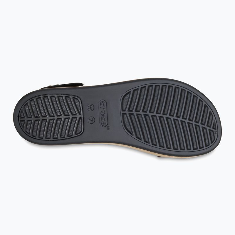 Dámske sandále Crocs Brooklyn Cork Low Wedge black/black 4