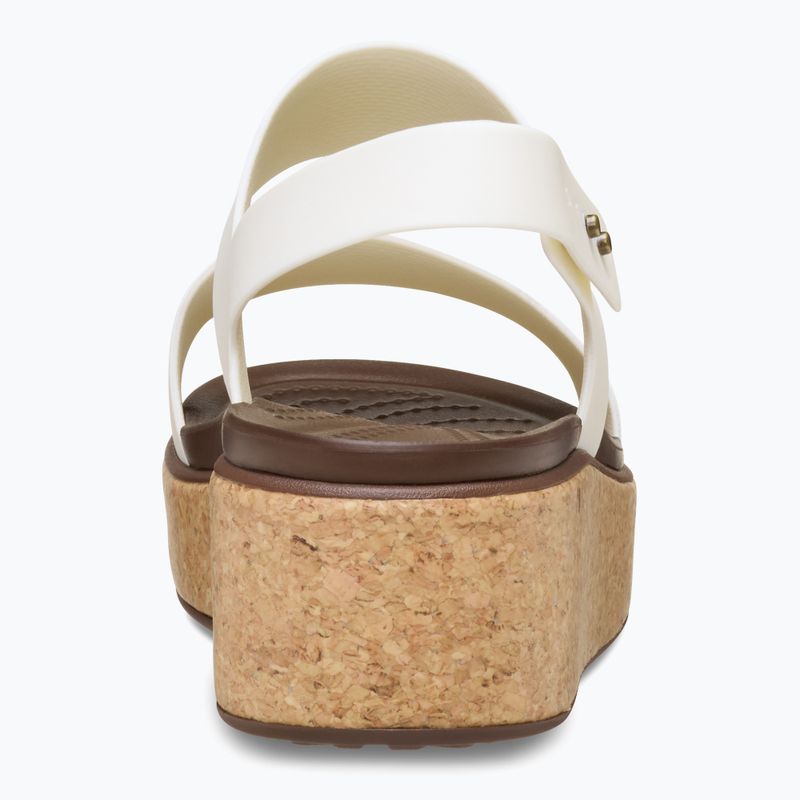 Dámske sandále Crocs Brooklyn Cork Low Wedge chalk 3