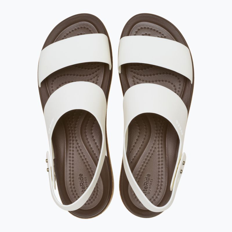 Dámske sandále Crocs Brooklyn Cork Low Wedge chalk 5