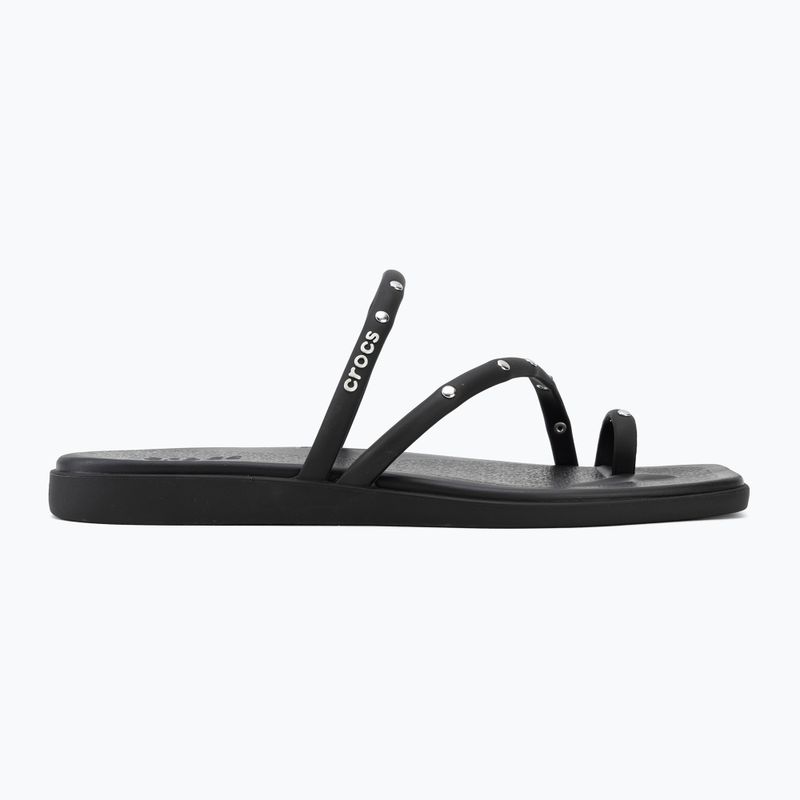 Dámske šľapky Crocs Miami Studded Toe Loop black 2