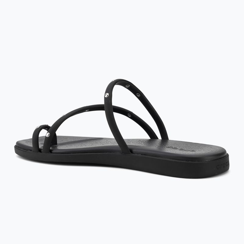 Dámske šľapky Crocs Miami Studded Toe Loop black 3
