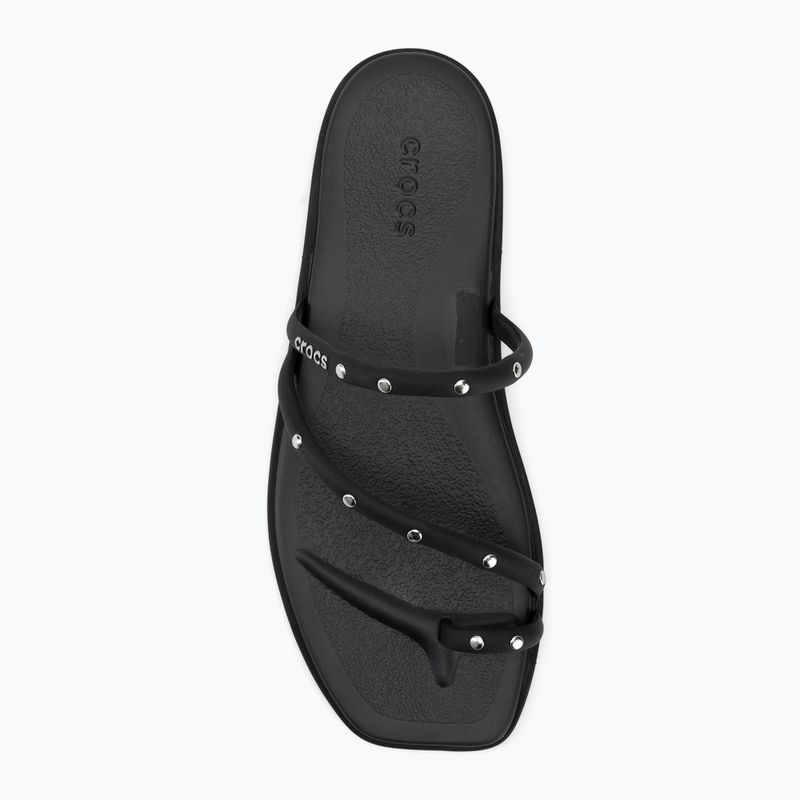 Dámske šľapky Crocs Miami Studded Toe Loop black 5