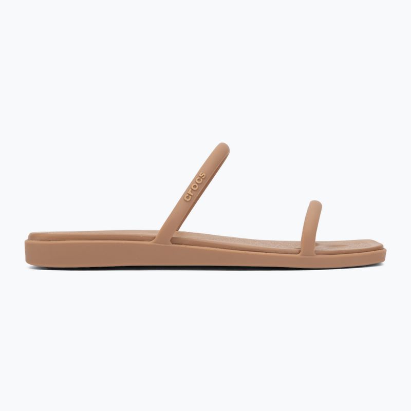Dámske sandále Crocs Miami Two Strap Sandal milk chocolate 2