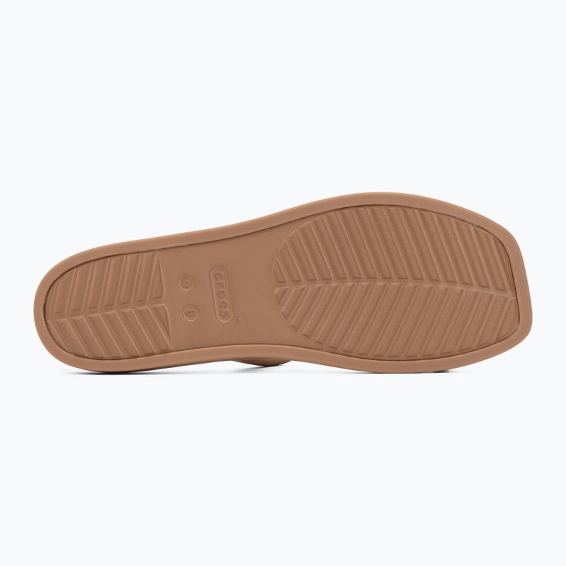 Dámske sandále Crocs Miami Two Strap Sandal milk chocolate 4