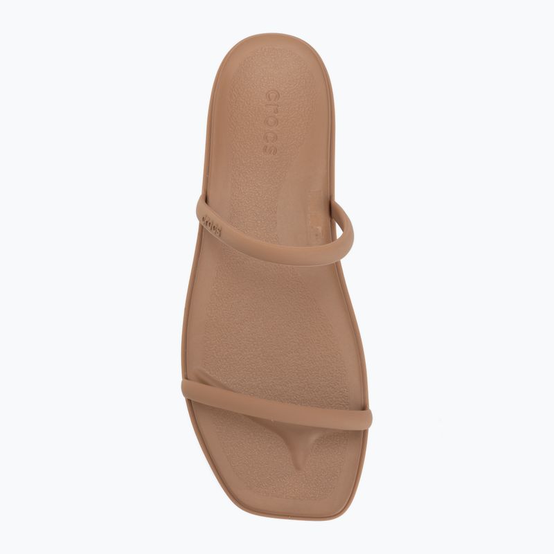 Dámske sandále Crocs Miami Two Strap Sandal milk chocolate 5