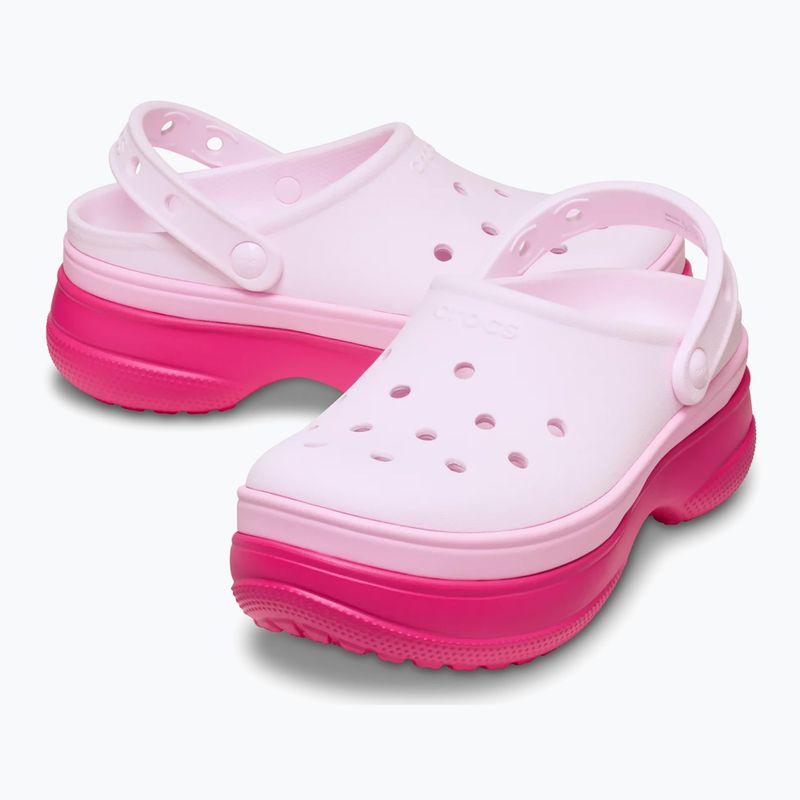 Šľapky Crocs Classic Stacked Clog dragon fruit 11