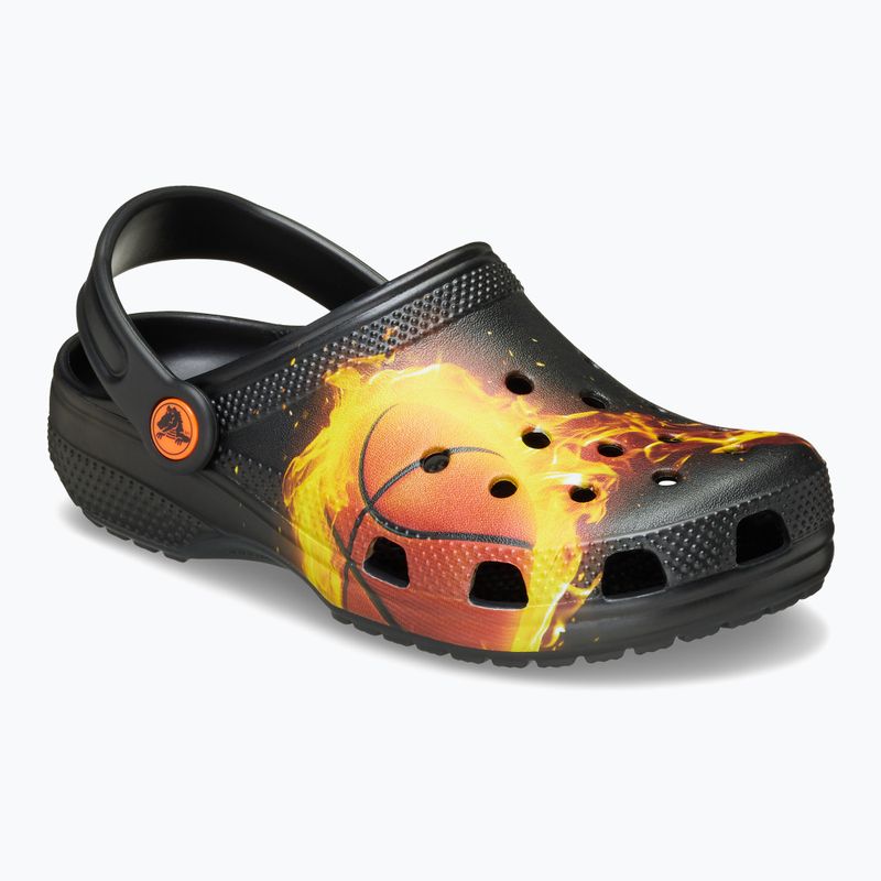 Detské šľapky Crocs Flaming Bball Clog Kids black 9