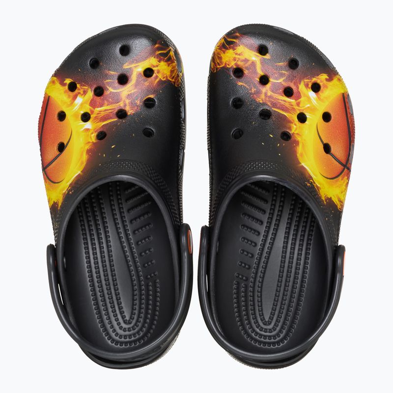 Detské šľapky Crocs Flaming Bball Clog Kids black 13