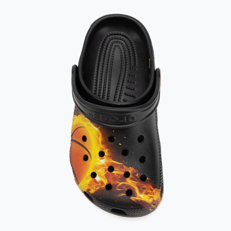 Detské šľapky Crocs Flaming Bball Clog Kids black 6