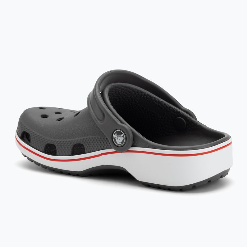 Detské šľapky Crocs Classic Soccer Band Clog Kids slate grey 4