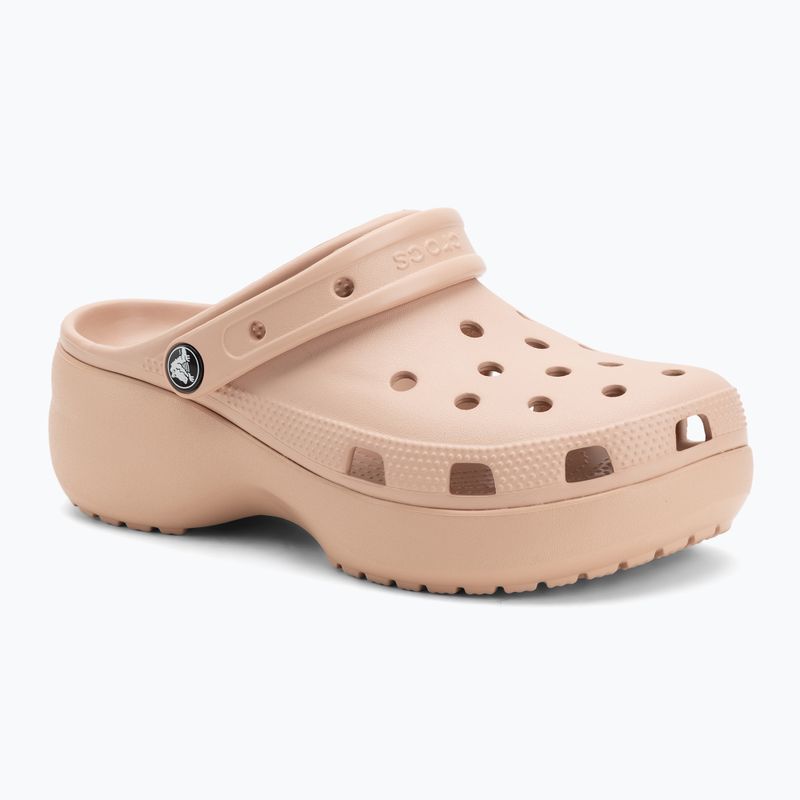 Dámske šľapky Crocs Classic Platform Clog pink caramel