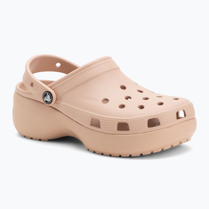 Dámske šľapky Crocs Classic Platform Clog pink caramel 2