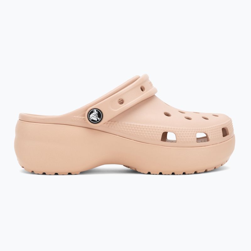 Dámske šľapky Crocs Classic Platform Clog pink caramel 3