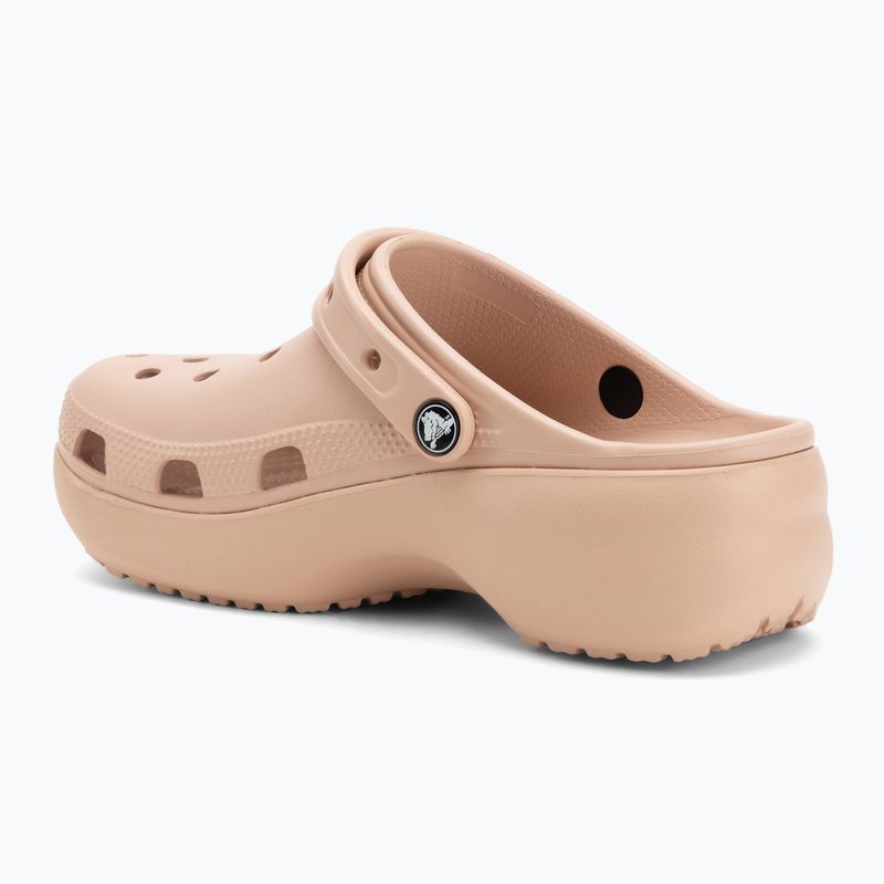 Dámske šľapky Crocs Classic Platform Clog pink caramel 4