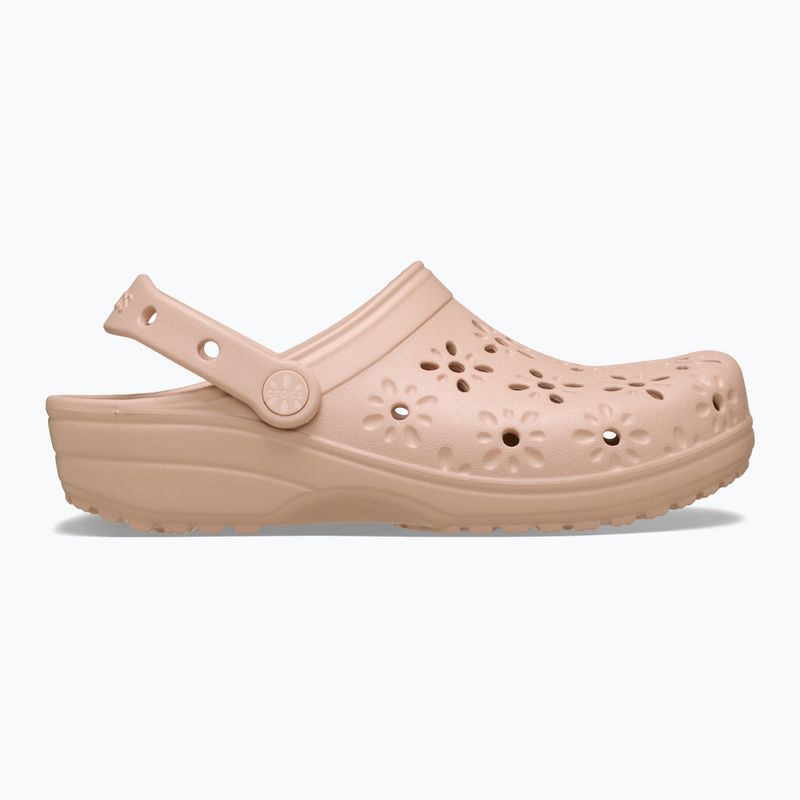 Šľapky Crocs Classic Floral Cutout Clog pink caramel 2