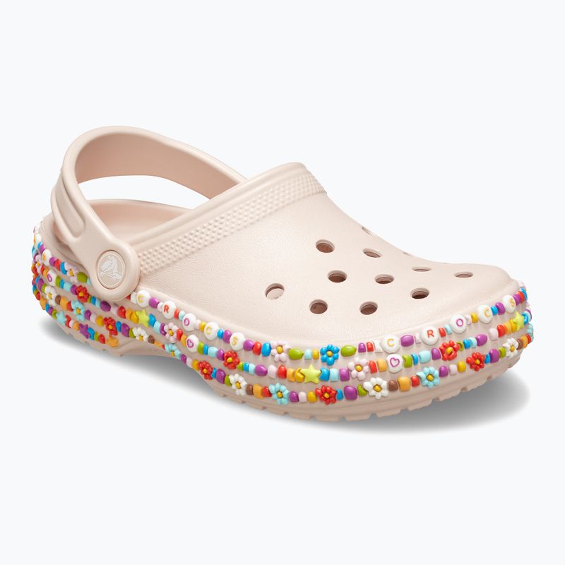 Detské šľapky Crocs Classic Beaded Band Clog Kids quartz 9