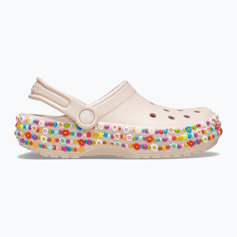Detské šľapky Crocs Classic Beaded Band Clog Kids quartz 10