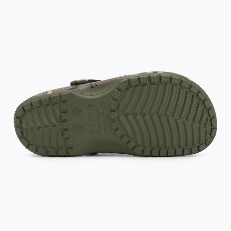 Šľapky Crocs Classic Camouflage army green/multi 5