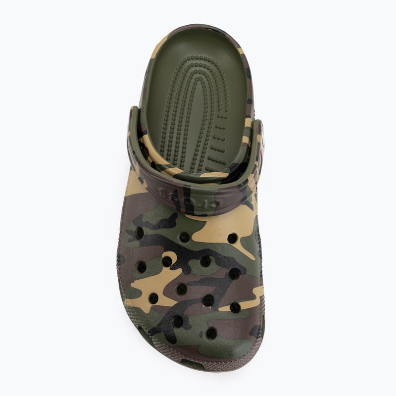 Šľapky Crocs Classic Camouflage army green/multi 6