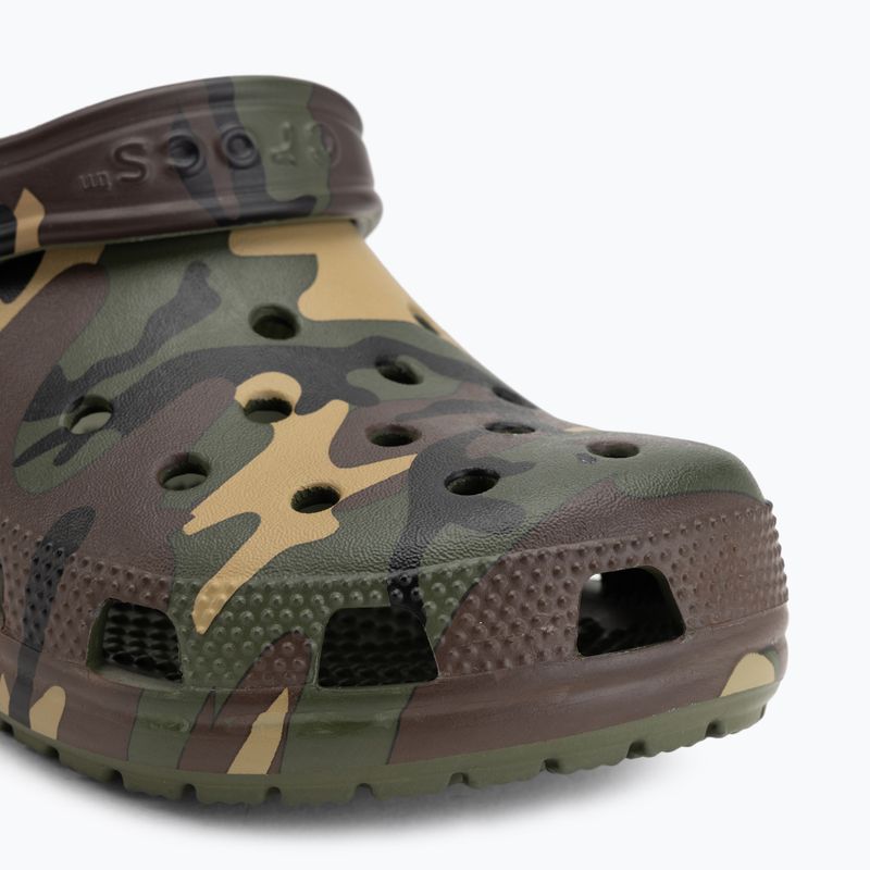 Šľapky Crocs Classic Camouflage army green/multi 8