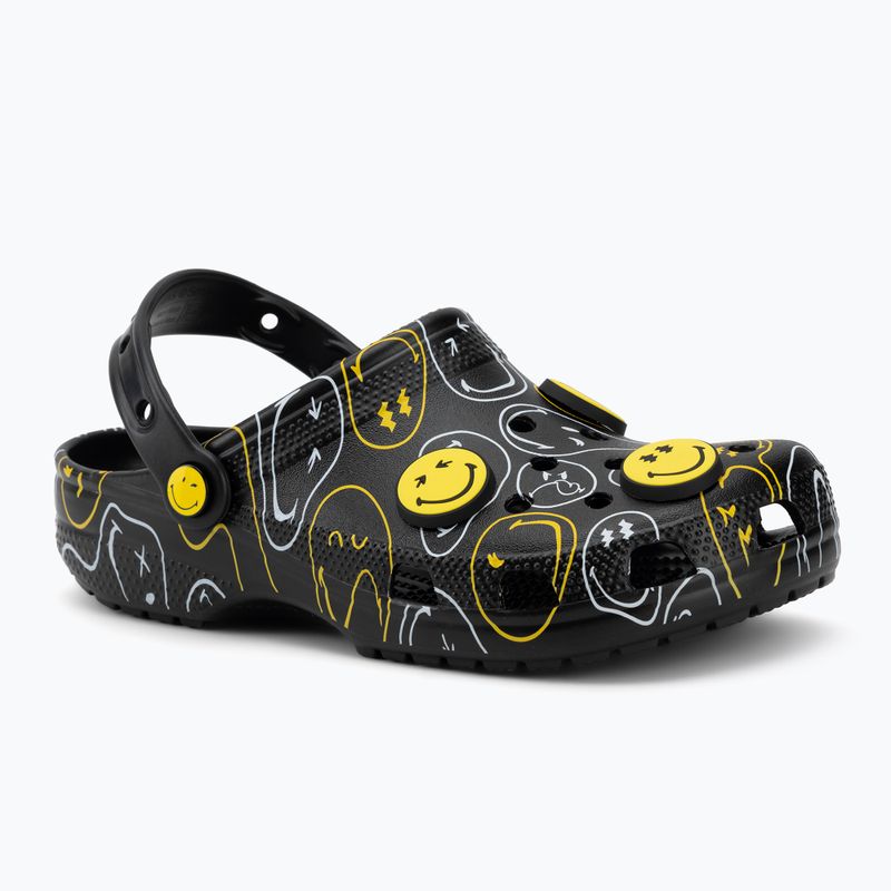 Šľapky Crocs Classic Smiley multicolor 2