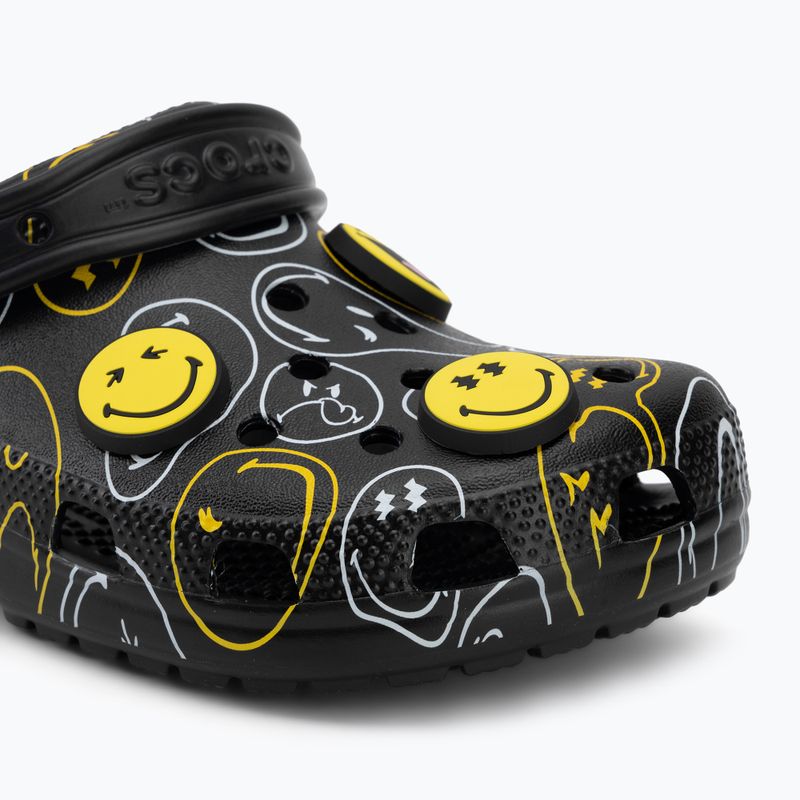 Šľapky Crocs Classic Smiley multicolor 8