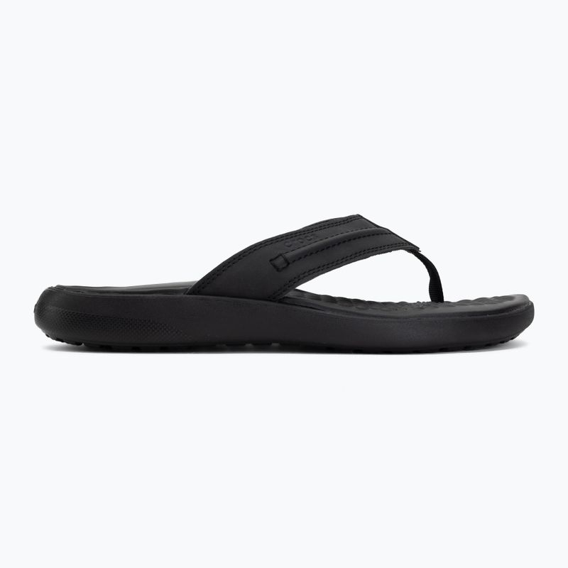 Žabky Crocs Yukon Vista II Leather black/black 2