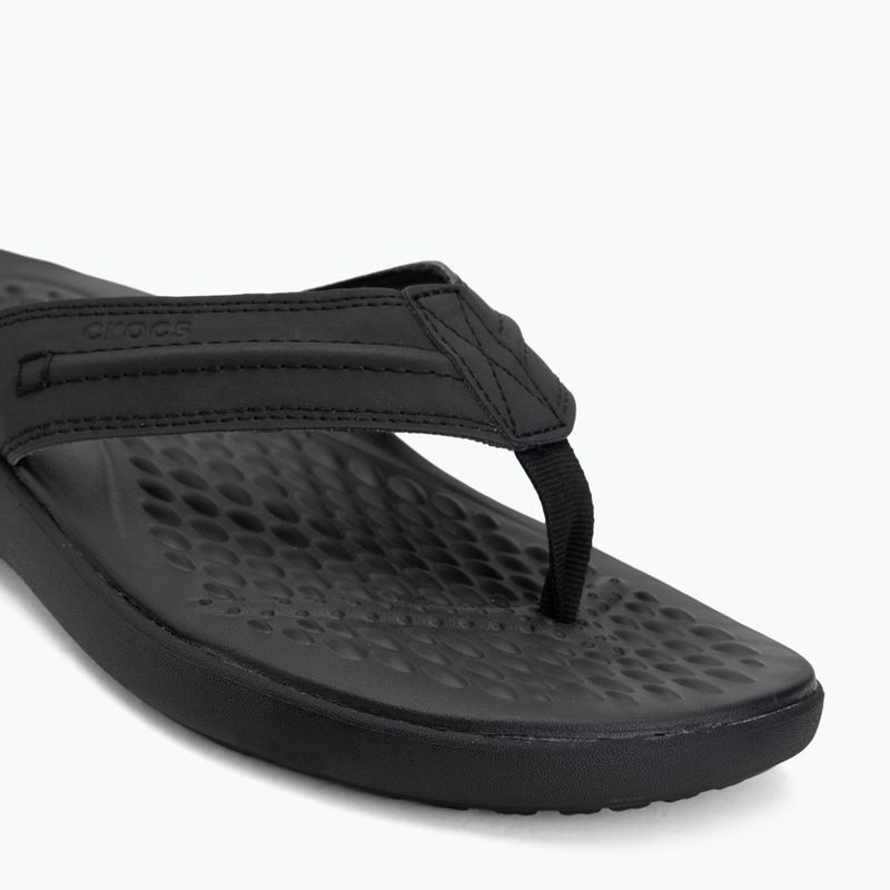 Žabky Crocs Yukon Vista II Leather black/black 7
