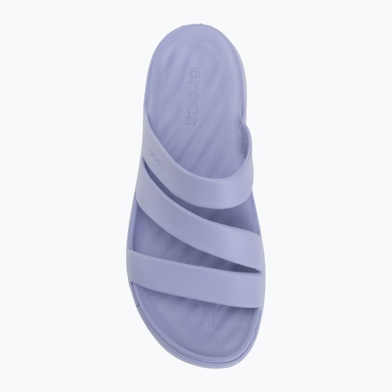 Dámske šľapky Crocs Getaway Strappy blue haze 5