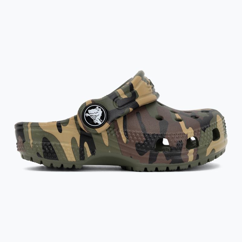 Detské šľapky Crocs Classic Camouflage Toddler army green/multi 3