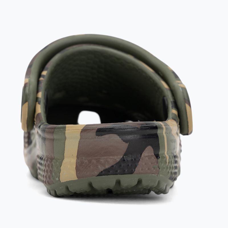 Detské šľapky Crocs Classic Camouflage Toddler army green/multi 7