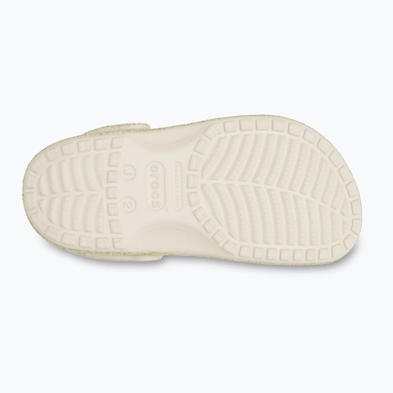 Detské šľapky Crocs Classic Chunky Glitter sandstone 11