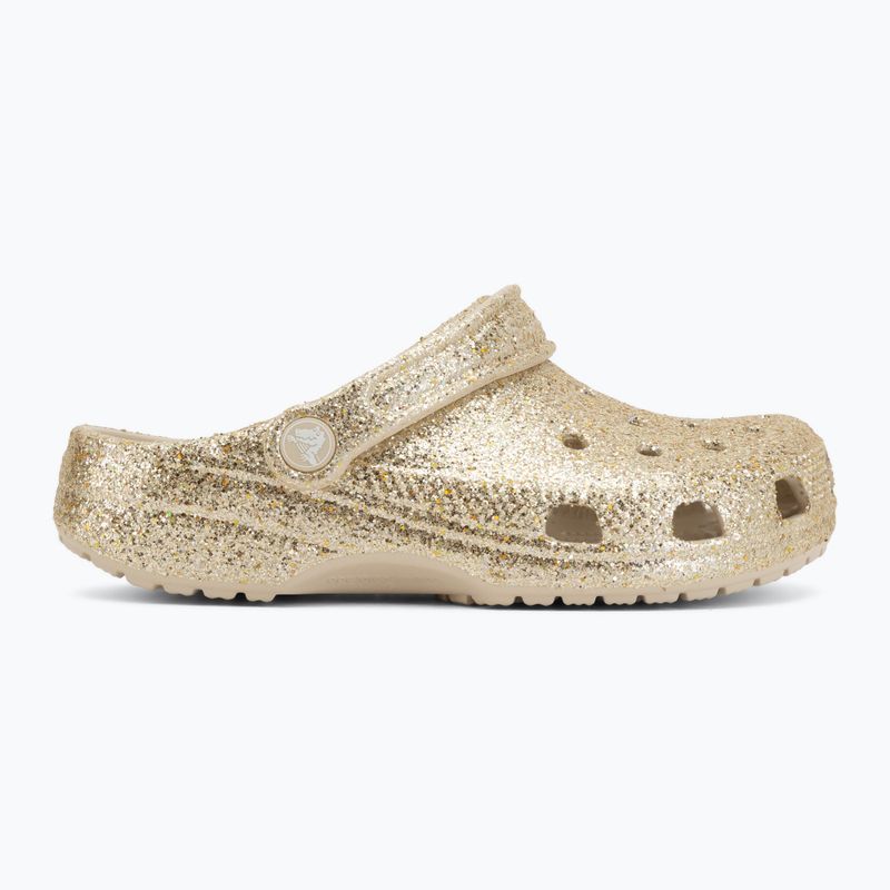 Detské šľapky Crocs Classic Chunky Glitter sandstone 3