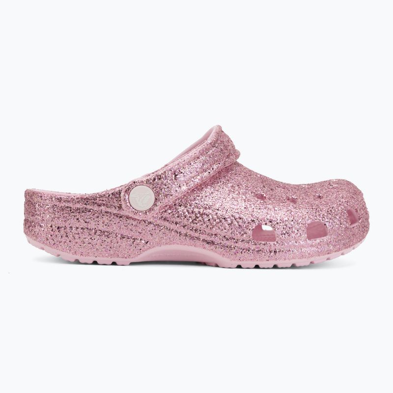Detské šľapky Crocs Classic Chunky Glitter pink milk 3