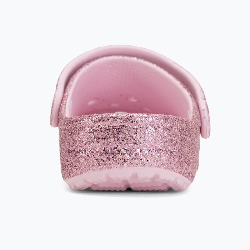 Detské šľapky Crocs Classic Chunky Glitter pink milk 7