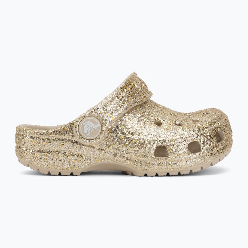 Detské šľapky Crocs Classic Chunky Glitter 211940 sandstone 3