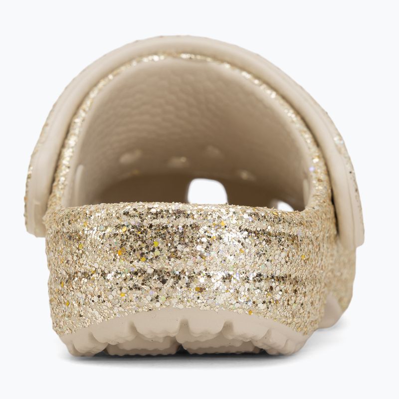 Detské šľapky Crocs Classic Chunky Glitter 211940 sandstone 7