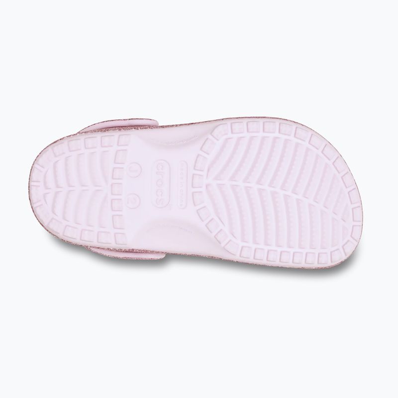 Detské šľapky Crocs Classic Chunky Glitter 211940 pink milk 11