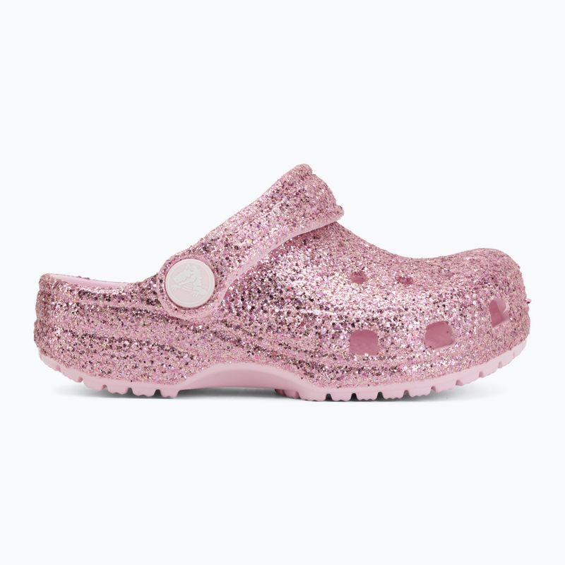 Detské šľapky Crocs Classic Chunky Glitter 211940 pink milk 3