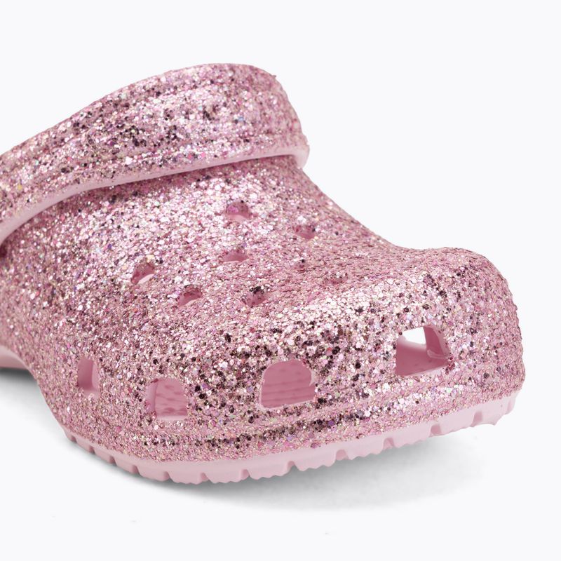 Detské šľapky Crocs Classic Chunky Glitter 211940 pink milk 8