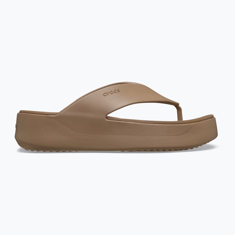 Dámske žabky Crocs Gateway Platform milk chocolate 2