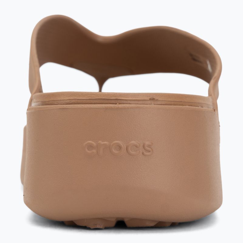 Dámske žabky Crocs Gateway Platform milk chocolate 6