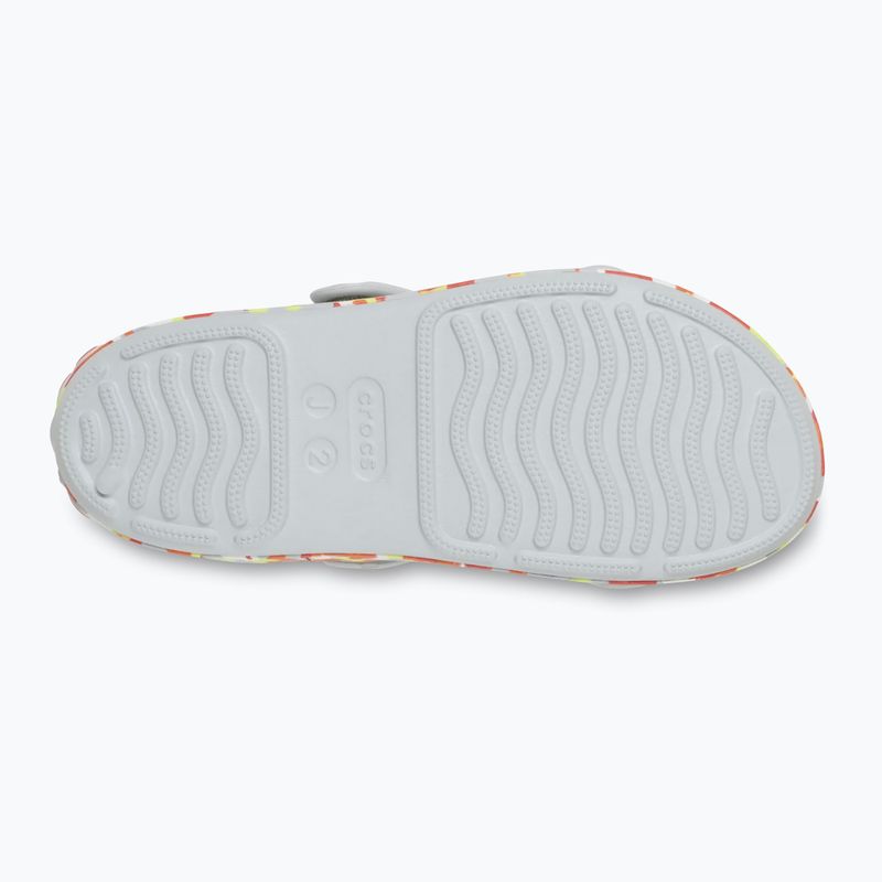 Detské sandále Crocs Crocband Cruiser Glow Confetti Band atmosphere/flame 3