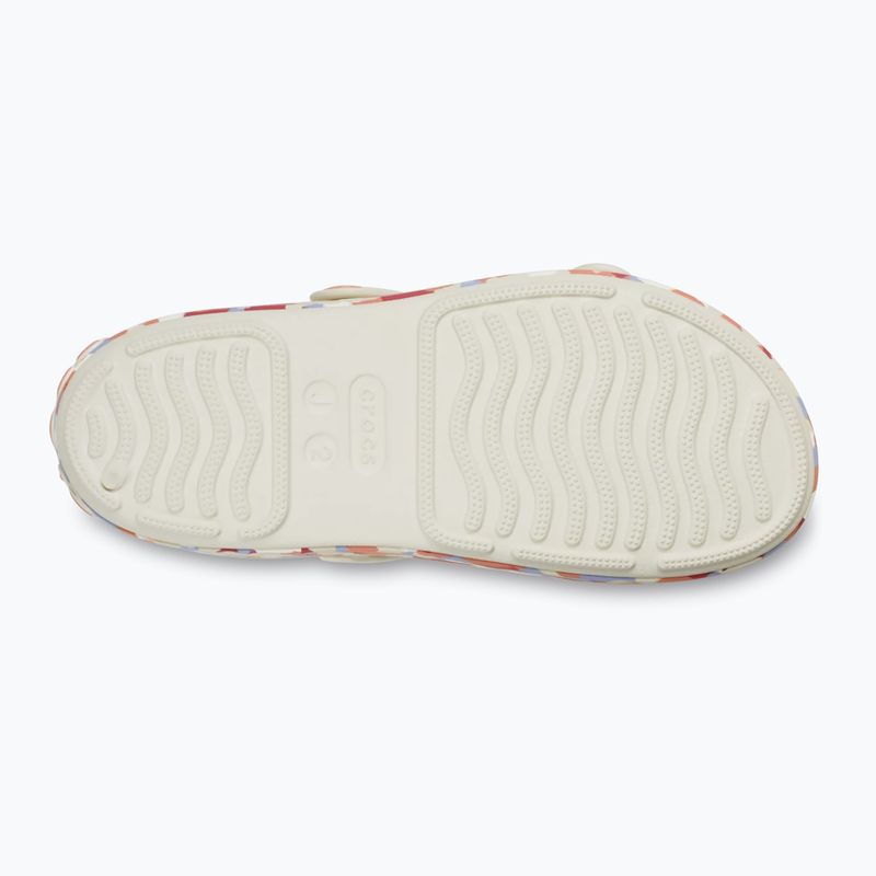 Detské sandále Crocs Crocband Cruiser Glow Confetti Band summit white/guava 3