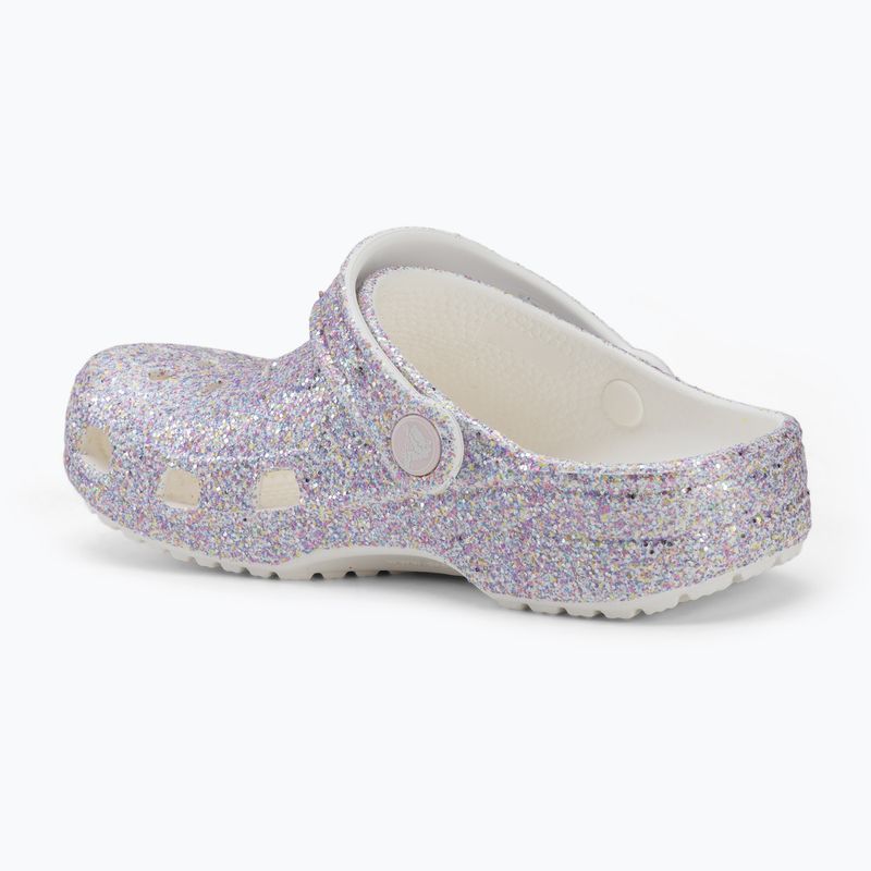 Detské šľapky Crocs Classic Fantasy Glitter white 4